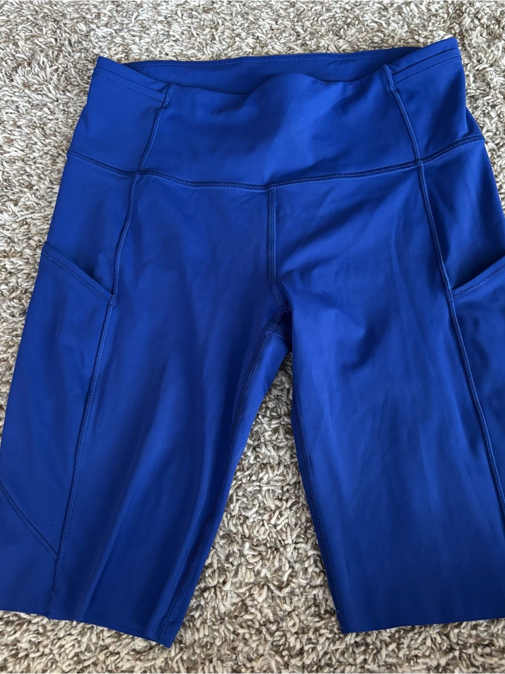 Align bike shorts Lululemon athletica Royal Blue Leggings with Side Pockets